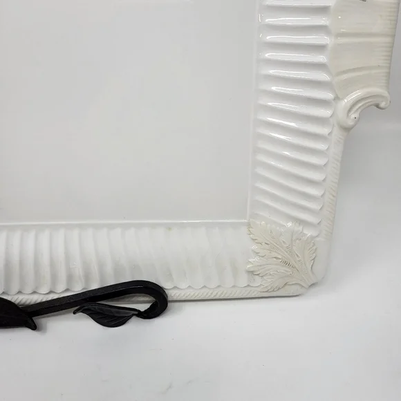 Lenox Butler's Pantry Square Cake Serving Platter Decor Plate Off White China - Picture 3 of 7